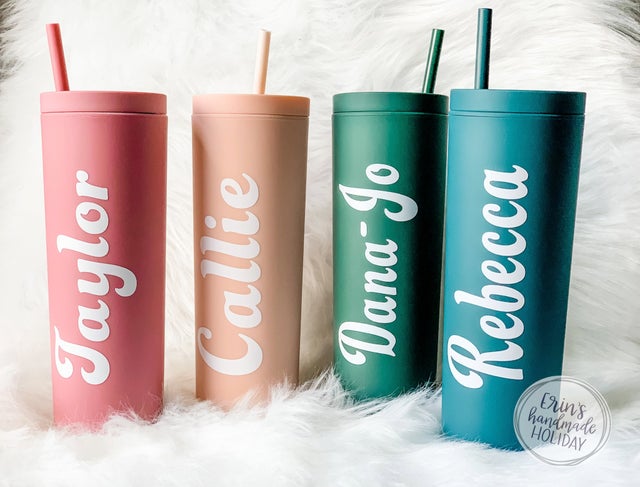 Christmas Printed Tumbler with Handle – Erin London